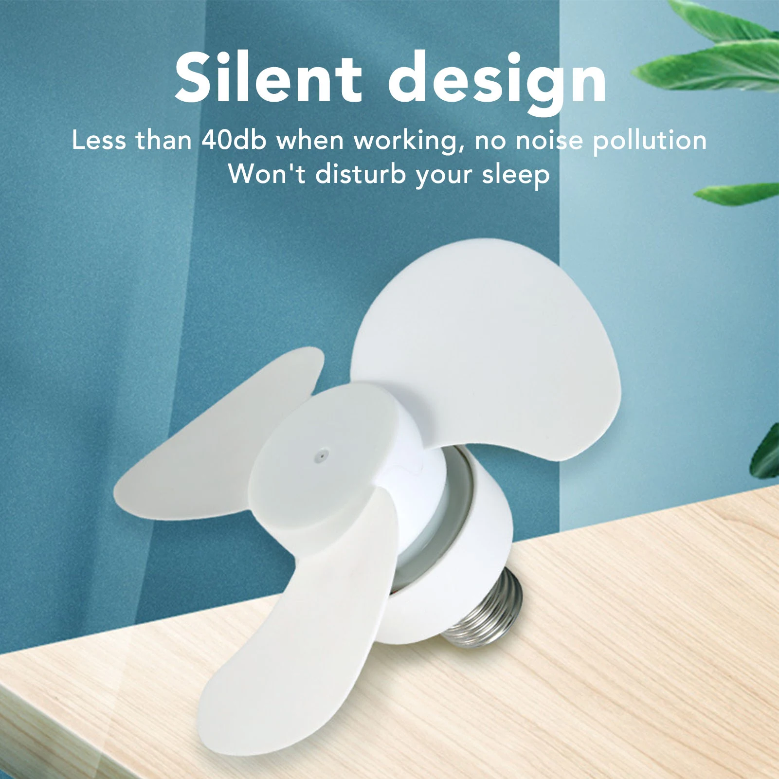 Socket Mini Fan E27 E26 Caliber Silent Screw in Small Fan for Bedroom Living Room Kitchen Office 85‑265V
Socket Mini Fan E27 E26 Caliber Silent Screw in Small Fan for Bedroom Living Room Kitchen Office 85‑265V