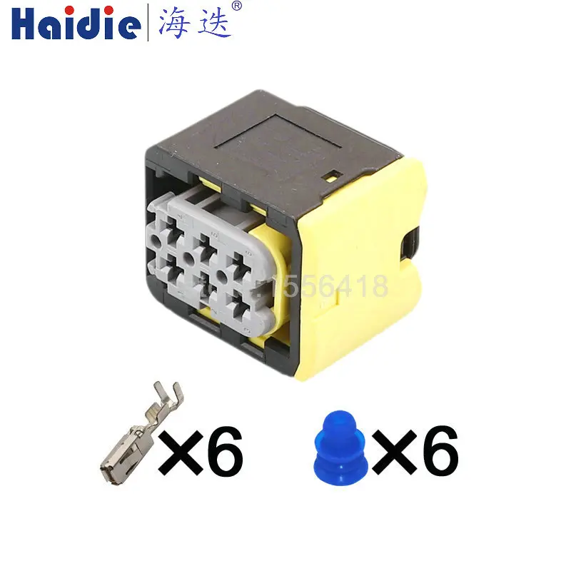 1-20 sets 6 Pin 2-1418437-1 3.5 Series Auto Modification Wire Connector Grey Car sealed Plug Auto Accessories
1-20 sets 6 Pin 2-1418437-1 3.5 Series Auto Modification Wire Connector Grey Car sealed Plug Auto Accessories
