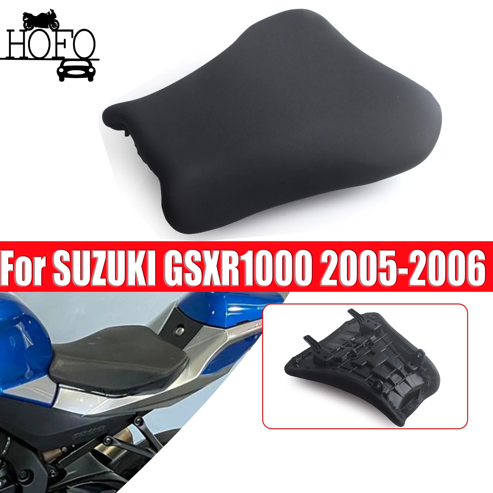 Motorcycle Front Rider Driver Seat Saddle For SUZUKI GSXR1000 2005-2006
Motorcycle Front Rider Driver Seat Saddle For SUZUKI GSXR1000 2005-2006