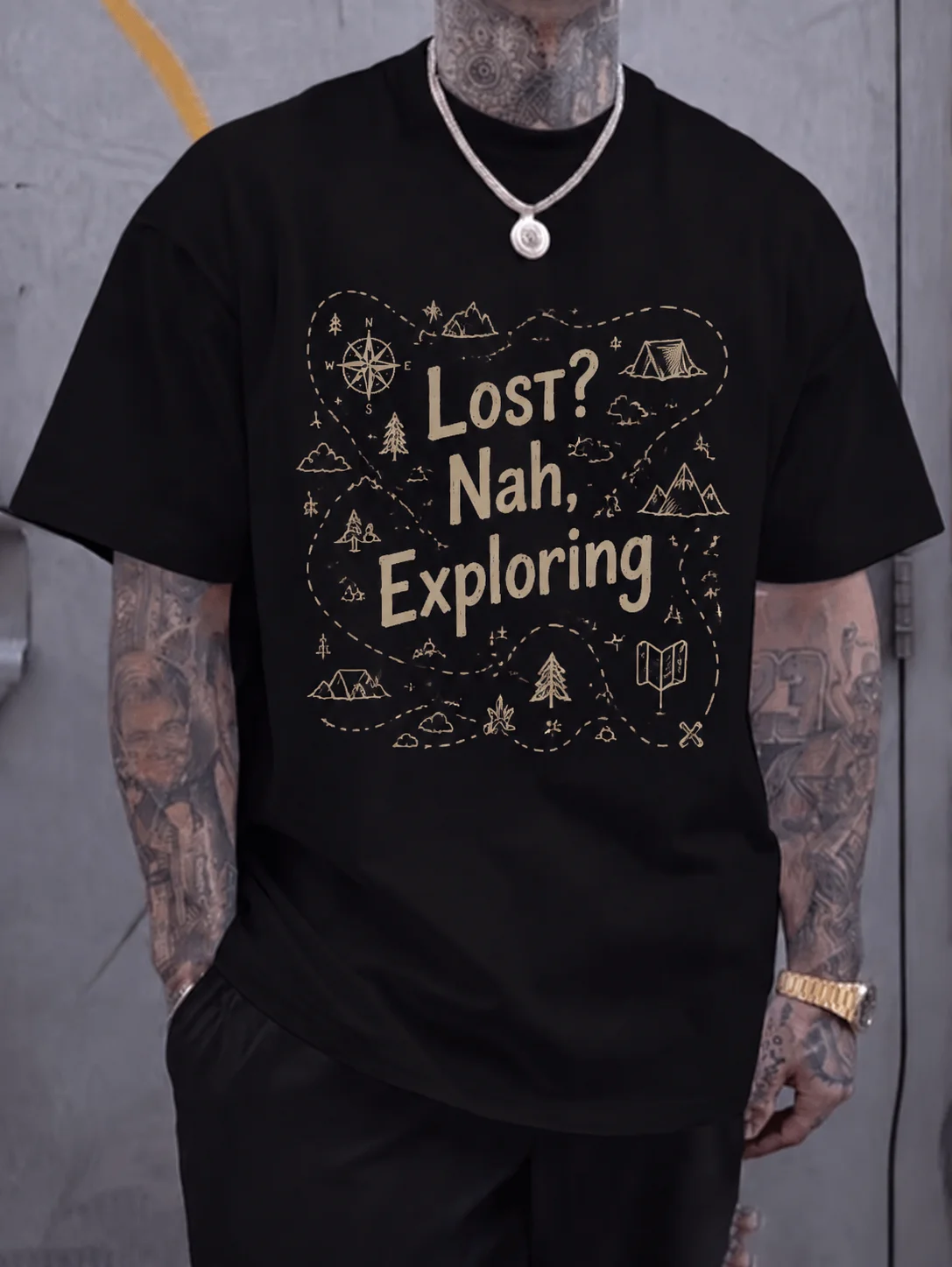 Men Graphic Tee Short Sleeve Classic Fit Vintage Map Sketch Adventure Print Compass Tent Mountains Hiking Camping Outdoor
Men Graphic Tee Short Sleeve Classic Fit Vintage Map Sketch Adventure Print Compass Tent Mountains Hiking Camping Outdoor