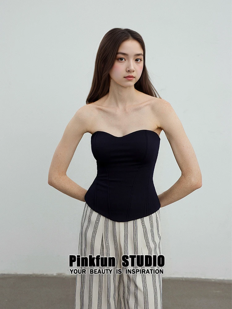 Pinkfun Ретро Court Sle Бандо Боди Bla Эластичная Сексуальная Талия Нижнее Белье Верхняя Одежда Облегающий Топ-труба
Pinkfun Ретро Court Sle Бандо Боди Bla Эластичная Сексуальная Талия Нижнее Белье Верхняя Одежда Облегающий Топ-труба
