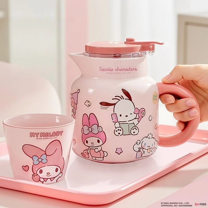 Anime Sanrio Hello Kitt Ceramic Teapot Suit Thermos Large Capacity Cartoon Good Looks Fashion Gift Hot Selling Wholesale Simple
Anime Sanrio Hello Kitt Ceramic Teapot Suit Thermos Large Capacity Cartoon Good Looks Fashion Gift Hot Selling Wholesale Simple