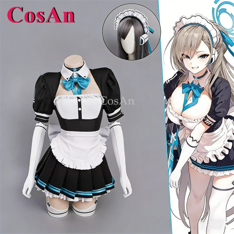 CosAn Game Blue Archive Ichinose Asuna Cosplay Costumes Original Skin Sweet Lovely Maid Dress Halloween Party Role Play Clothing
CosAn Game Blue Archive Ichinose Asuna Cosplay Costumes Original Skin Sweet Lovely Maid Dress Halloween Party Role Play Clothing
