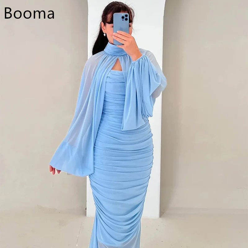 Booma Mermaid Simple Evening Dresses Pleat Long High-Neck Formal Dresses for Women Elegant Prom Gowns Custom Made 2025
Booma Mermaid Simple Evening Dresses Pleat Long High-Neck Formal Dresses for Women Elegant Prom Gowns Custom Made 2025