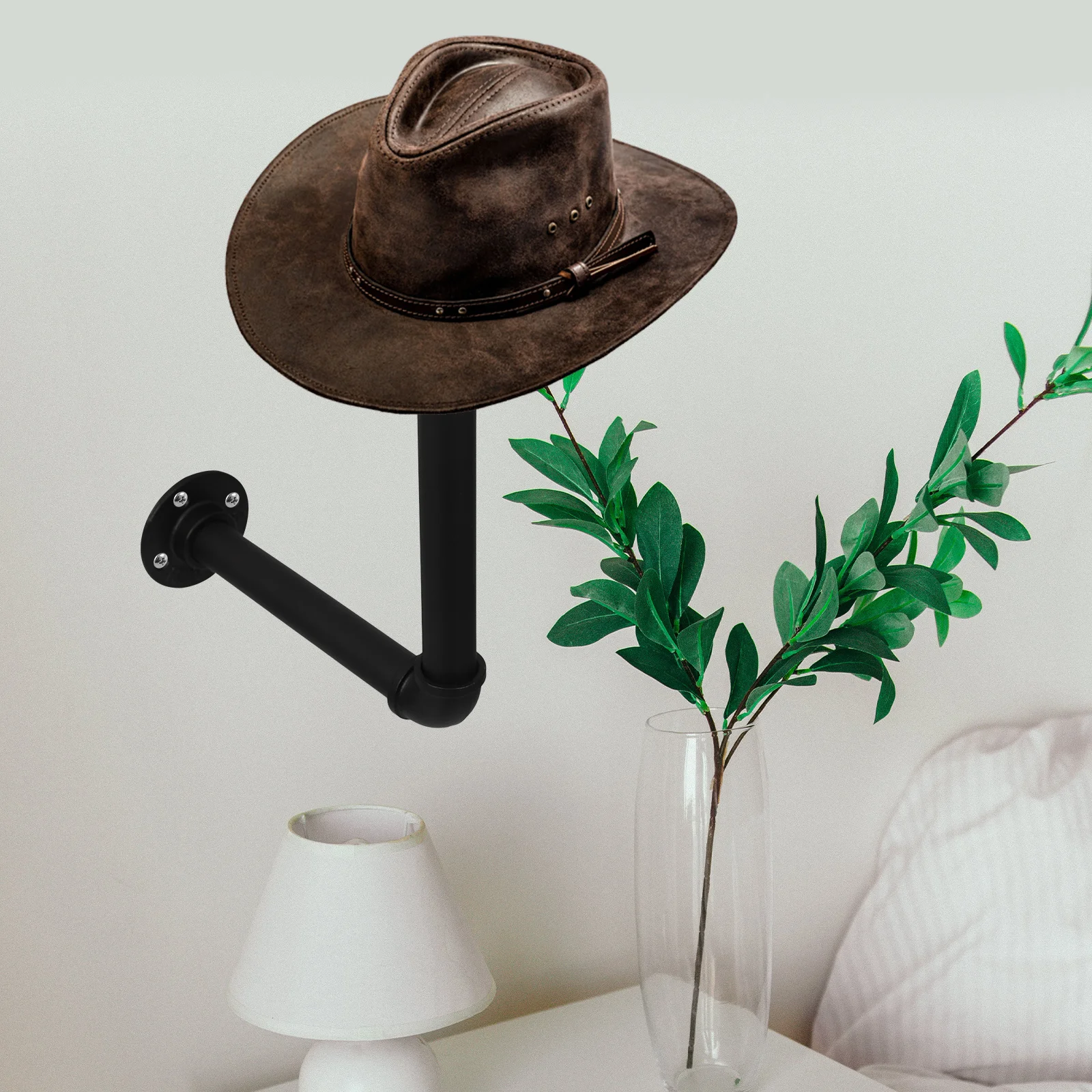 Metal Pipe Wood Wall Mounted Hat Rack Industrial Design Motorcycle Holder Cap Organizer Jacket Display Stand
Metal Pipe Wood Wall Mounted Hat Rack Industrial Design Motorcycle Holder Cap Organizer Jacket Display Stand