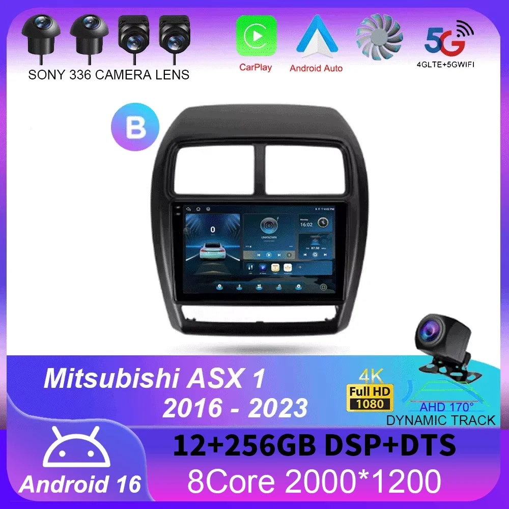 For Mitsubishi ASX 1 2016 - 2023 Left Hand Drive Carplay Auto GPS Car Radio Navigation Multimedia Video Player Stereo Android 16
For Mitsubishi ASX 1 2016 - 2023 Left Hand Drive Carplay Auto GPS Car Radio Navigation Multimedia Video Player Stereo Android 16