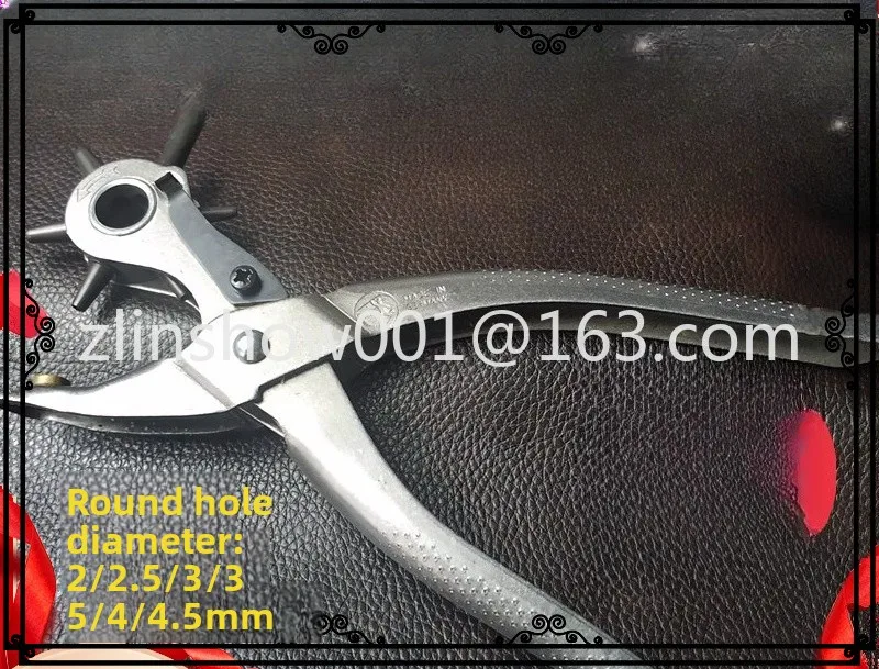 Punch pliers, leather goods, belt, belt punch, round hole punch 8 inches
Punch pliers, leather goods, belt, belt punch, round hole punch 8 inches