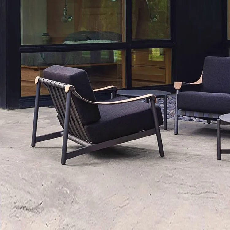 #Modern Nordic Design Single Outdoor Sofa Aluminum Frame UV Resistant All Weather Rope Woven Garden Set Waterproof Cushions All
#Modern Nordic Design Single Outdoor Sofa Aluminum Frame UV Resistant All Weather Rope Woven Garden Set Waterproof Cushions All