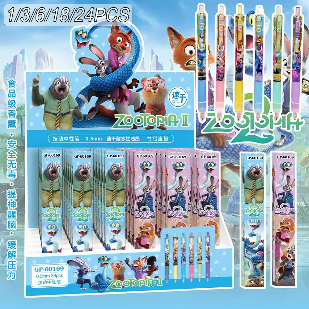 1/3/6/12/24 шт., черная гелевая ручка Disney Zootopia, слепая коробка, студенческая ручка для письма, аниме-фигурка, канцелярские принадлежности, учебные принадлежности, подарок 0,5 мм
1/3/6/12/24 шт., черная гелевая ручка Disney Zootopia, слепая коробка, студенческая ручка для письма, аниме-фигурка, канцелярские принадлежности, учебные принадлежности, подарок 0,5 мм