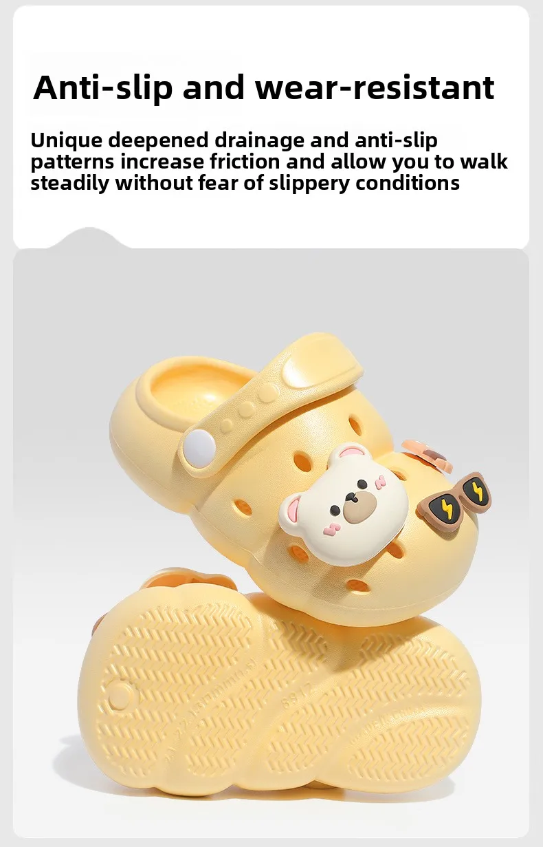 Children's hole shoes summer EVA material baby boys and girls cartoon children cute indoor and outdoor non-slip cool slippers
Children's hole shoes summer EVA material baby boys and girls cartoon children cute indoor and outdoor non-slip cool slippers