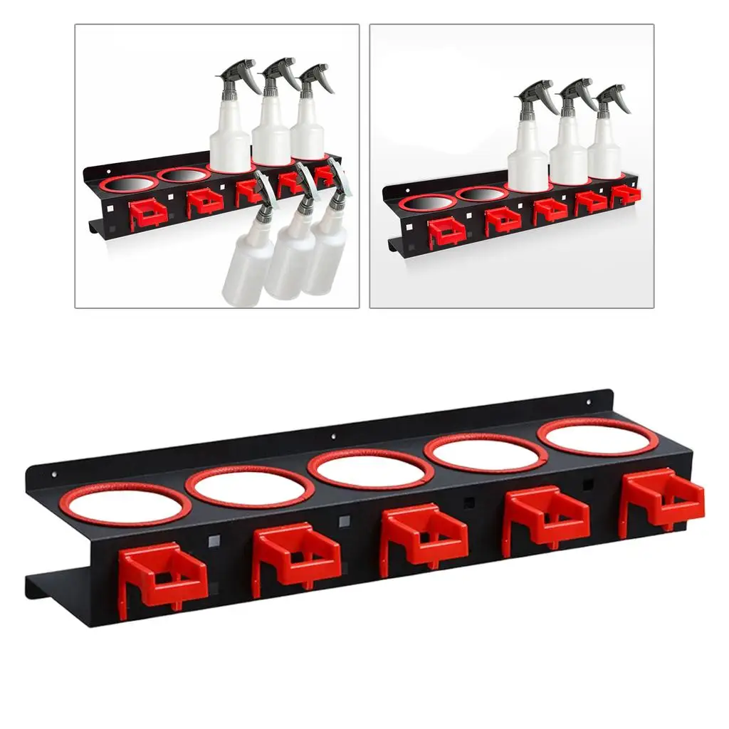 Spray Bottle Storage Rack Wall Mounted Material Accs Rack Hanger Can Detailing Spray Can Organizer for Car Workplace Garage
Spray Bottle Storage Rack Wall Mounted Material Accs Rack Hanger Can Detailing Spray Can Organizer for Car Workplace Garage