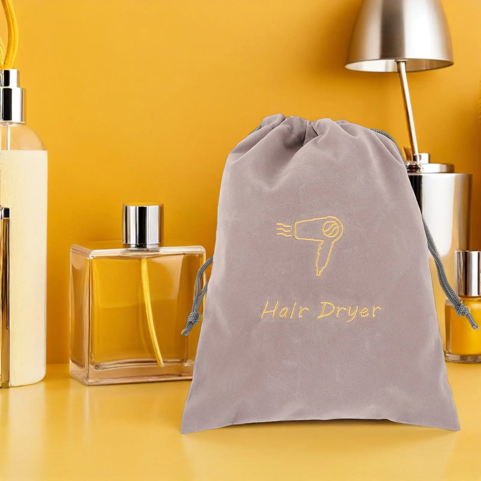 2Pcs Flannel Drawstring Storage Bag for Hair Dryer Jewelry Earphones Cables Portable Travel Home Organizer Toiletry Makeup
2Pcs Flannel Drawstring Storage Bag for Hair Dryer Jewelry Earphones Cables Portable Travel Home Organizer Toiletry Makeup