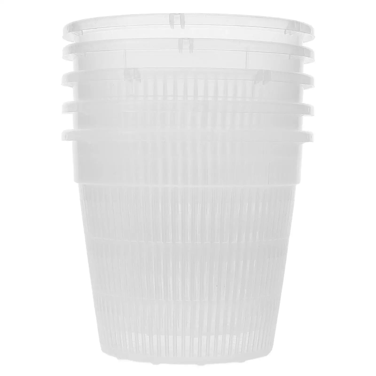 5 Pcs Hydroponics Net Pot Bucket Clear Mesh Orchid Planting Baskets Aquatic Screen Strainer Garden Supplies
5 Pcs Hydroponics Net Pot Bucket Clear Mesh Orchid Planting Baskets Aquatic Screen Strainer Garden Supplies