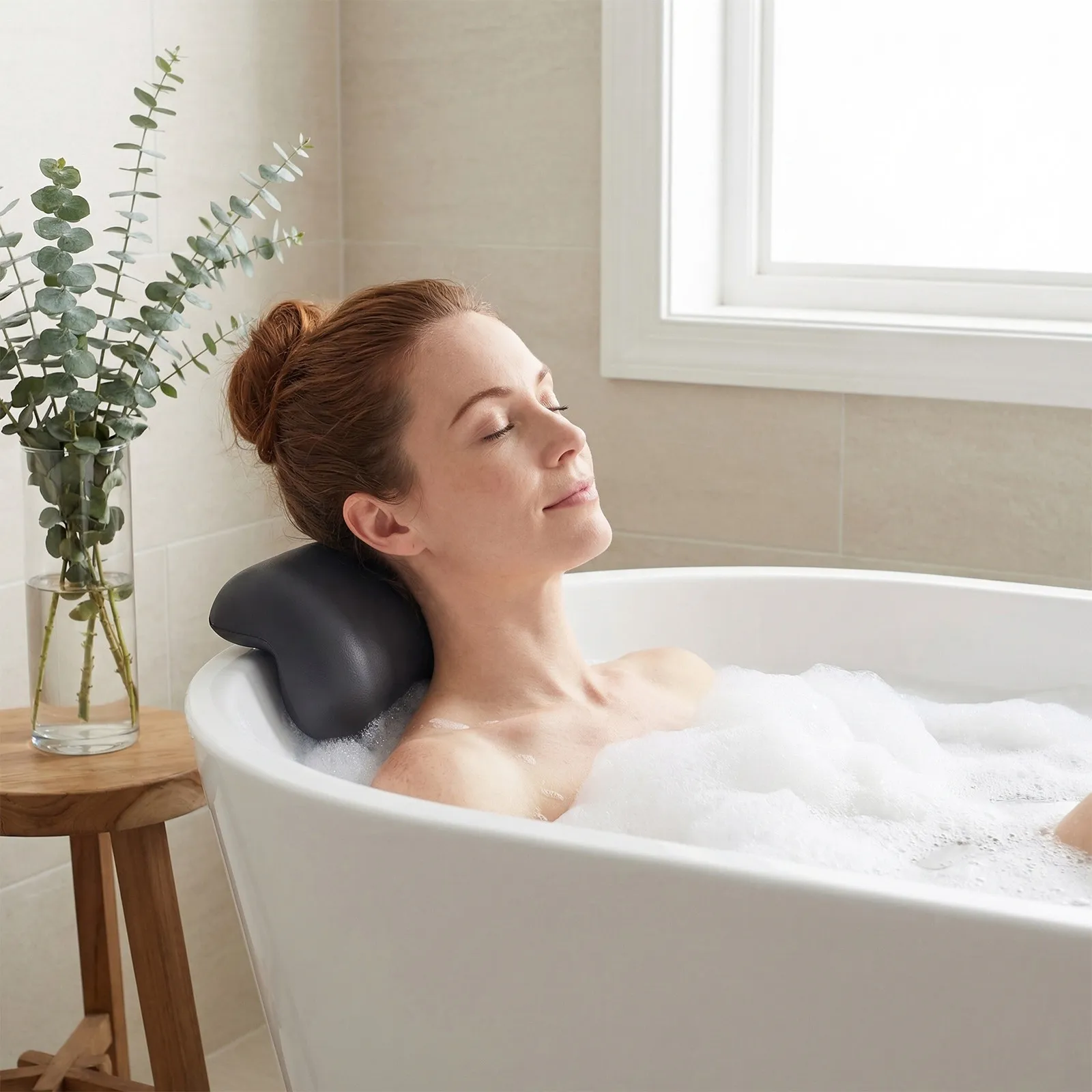 Ergonomic Bathtub Pillow Soft Non-Slip Neck Support Bath Cushion Suction Cup Tub Headrest Spa Accessories for Comfortable
Ergonomic Bathtub Pillow Soft Non-Slip Neck Support Bath Cushion Suction Cup Tub Headrest Spa Accessories for Comfortable