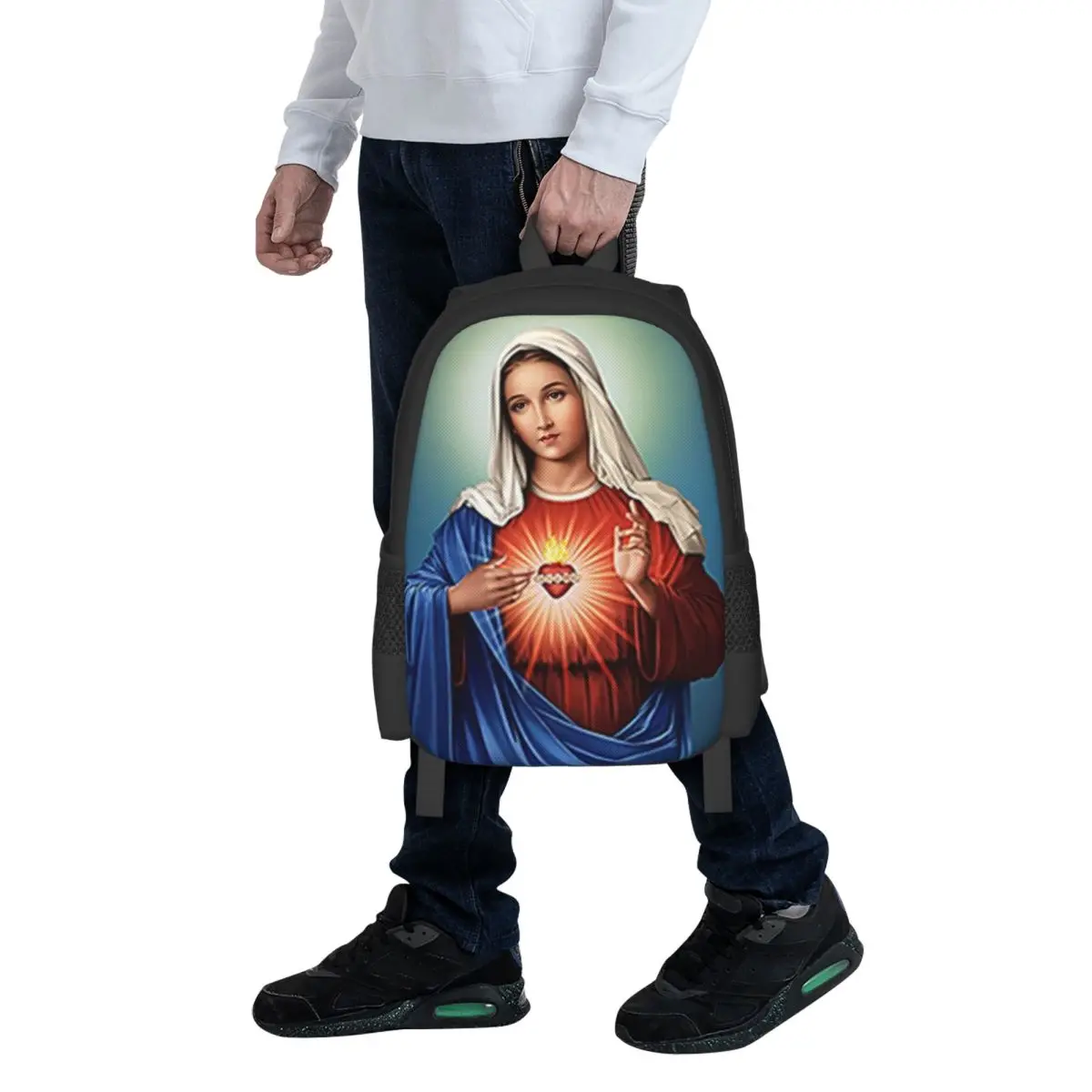 Immaculate Heart Of Mary Virgin Mary Student Backpack School Bag Hiking Travel Daypack for Boys Girls Bookbag Shoulder Bags
Immaculate Heart Of Mary Virgin Mary Student Backpack School Bag Hiking Travel Daypack for Boys Girls Bookbag Shoulder Bags