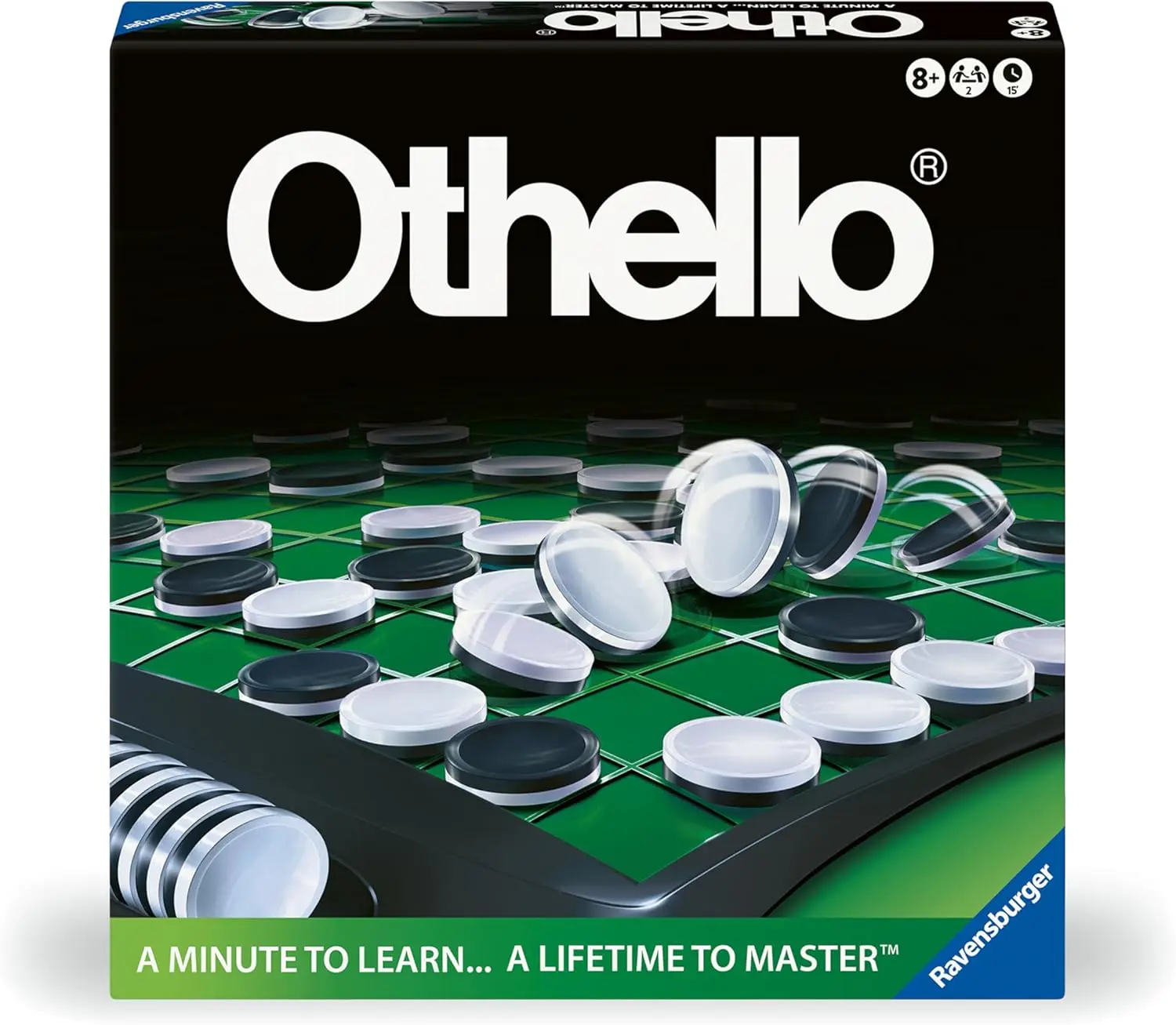 Othello Classic Family and 2-Player Game for Ages 8 and Up
Othello Classic Family and 2-Player Game for Ages 8 and Up