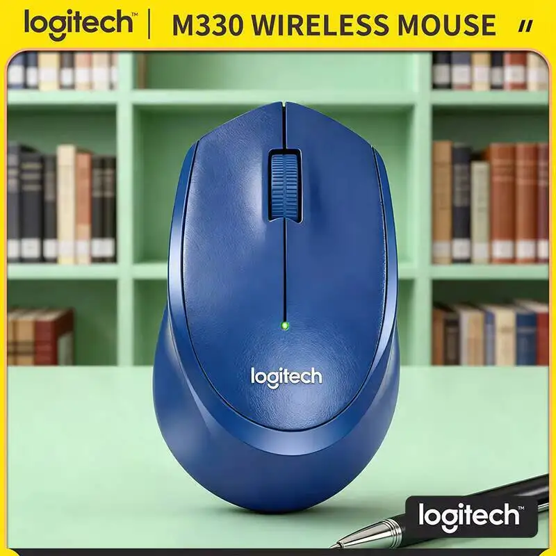 Logitech M330 Ergonomic Silent Wireless Mouse 2.4GHz USB Nano Receiver 10m Range High Precision for Office Laptop PC Mac
Logitech M330 Ergonomic Silent Wireless Mouse 2.4GHz USB Nano Receiver 10m Range High Precision for Office Laptop PC Mac