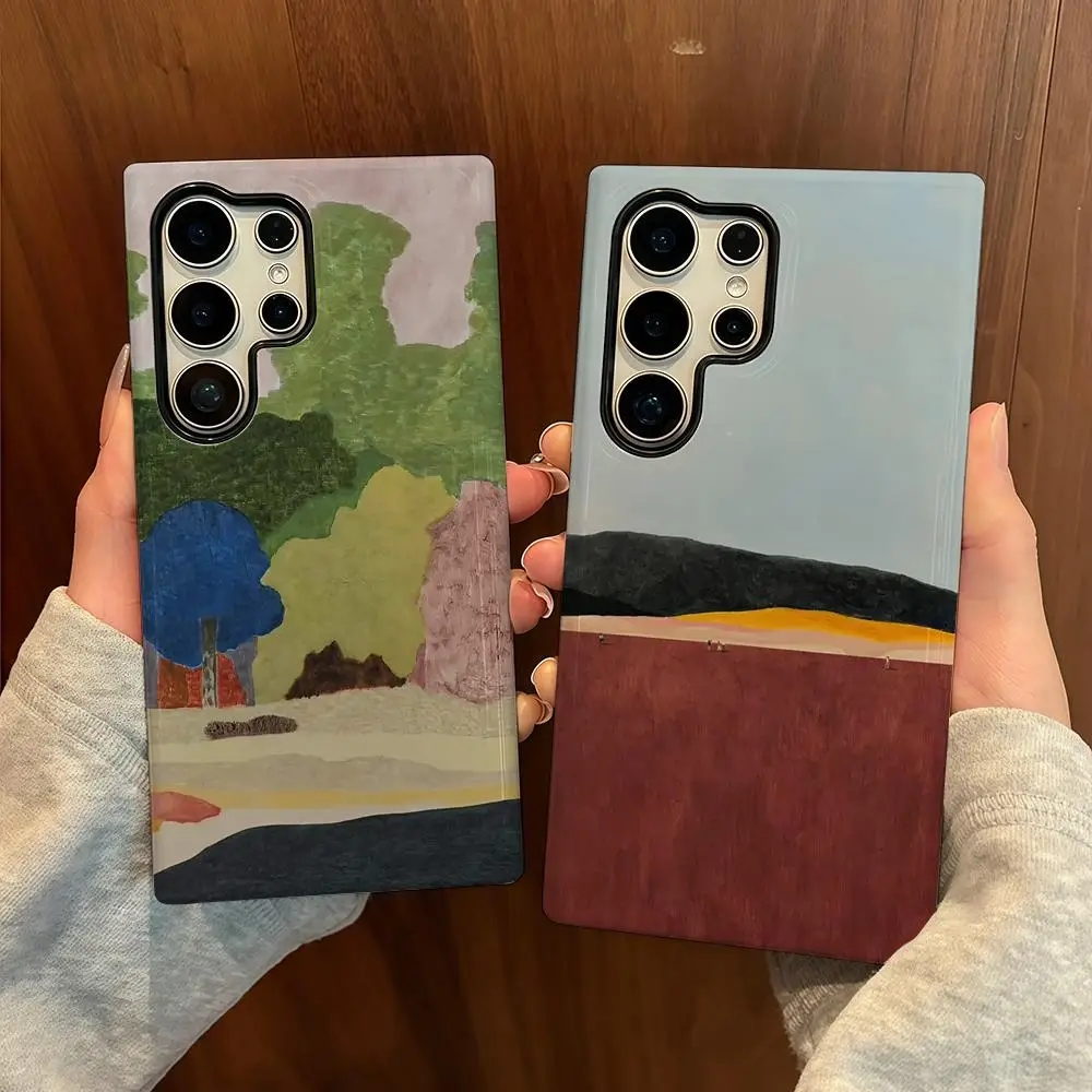 Guim Tio inset Art Phone Case For Samsung S25 Film Shell Luxury GalaxyS24Ultra 23plus S22 21 A56 36 26 16 Double layer Cover
Guim Tio inset Art Phone Case For Samsung S25 Film Shell Luxury GalaxyS24Ultra 23plus S22 21 A56 36 26 16 Double layer Cover
