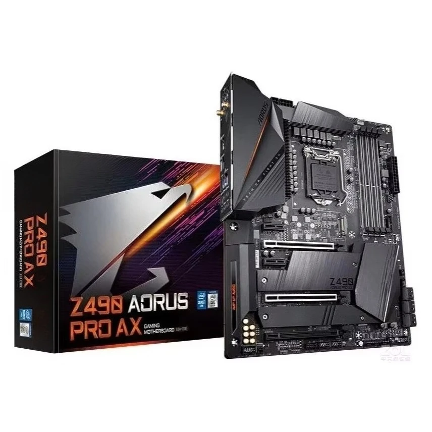 Основная плата Gigabyte Z490 AORI PRO AX в штучной упаковке с поддержкой антенны Bluetooth 10900K
Основная плата Gigabyte Z490 AORI PRO AX в штучной упаковке с поддержкой антенны Bluetooth 10900K
