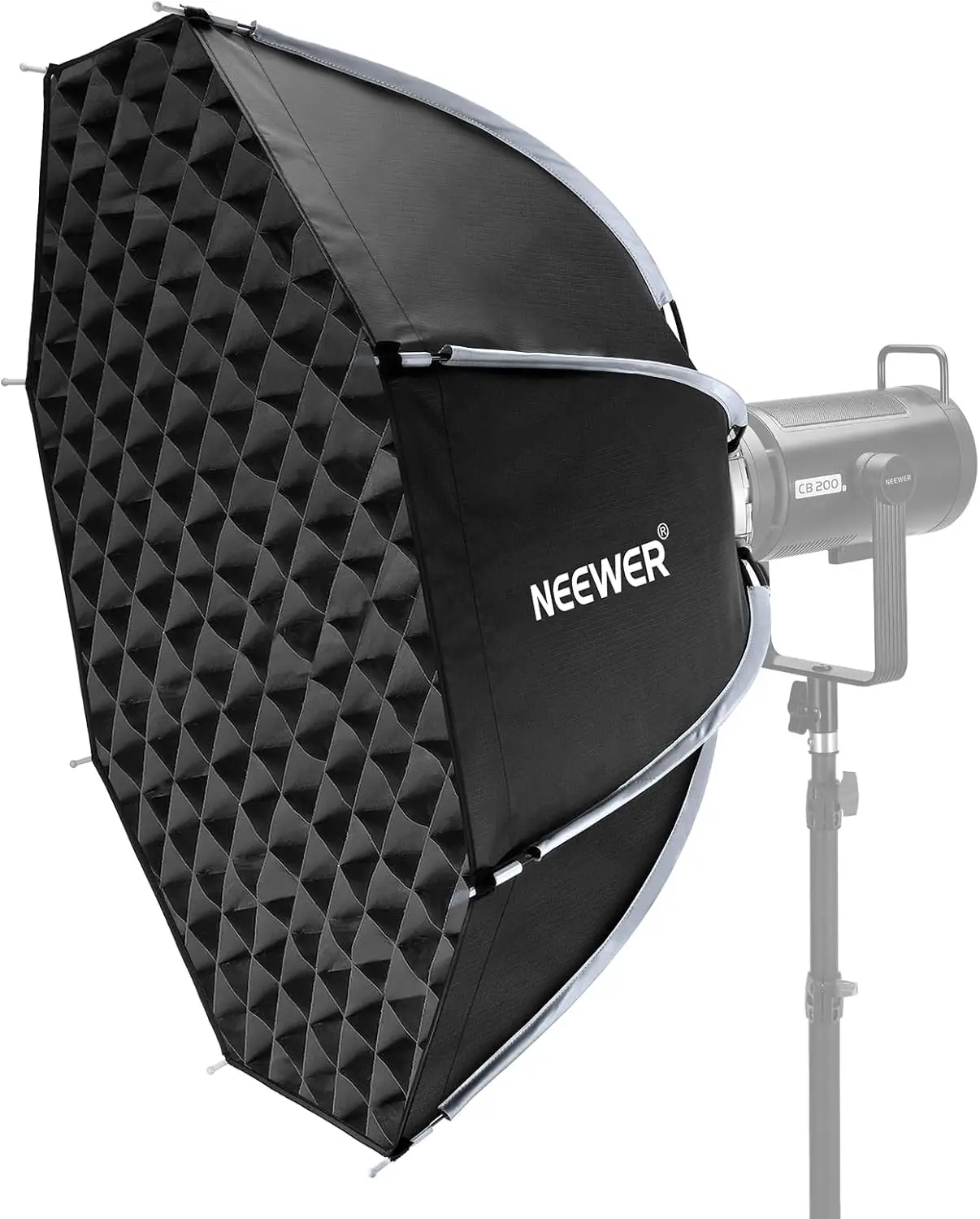 35-inch Octagonal Softbox with Quick Release Bowens Mount, Honeycomb Grid, Diffusers & Bag for Studio Lights
35-inch Octagonal Softbox with Quick Release Bowens Mount, Honeycomb Grid, Diffusers & Bag for Studio Lights