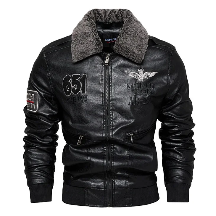 Oversized Comfort High Quality Leather Jacket Men Winter Fur Collar Luxury Fleece Clothes Plus Size Warm Winter Leather Jacket
Oversized Comfort High Quality Leather Jacket Men Winter Fur Collar Luxury Fleece Clothes Plus Size Warm Winter Leather Jacket