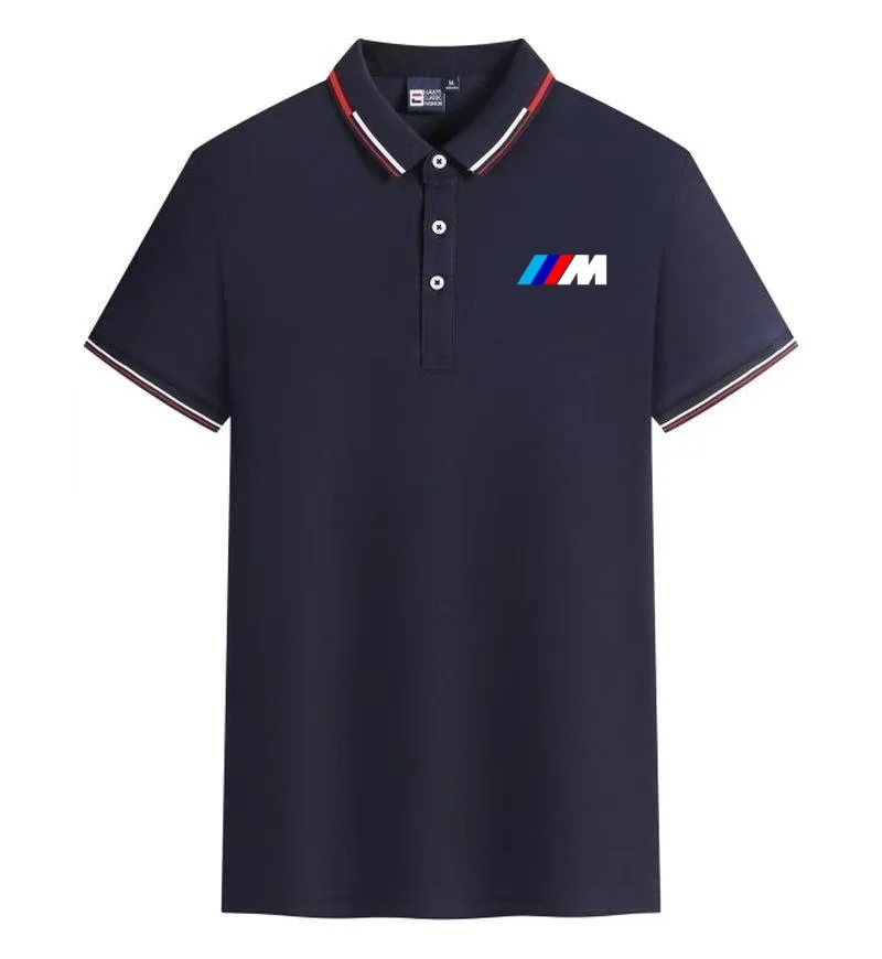 BMW Short-sleeved Men's Comfortable Breathable T-shirt Lapel POLO Shirt Summer Sports Racing Joint Half-sleeved BMW Streetwear
BMW Short-sleeved Men's Comfortable Breathable T-shirt Lapel POLO Shirt Summer Sports Racing Joint Half-sleeved BMW Streetwear