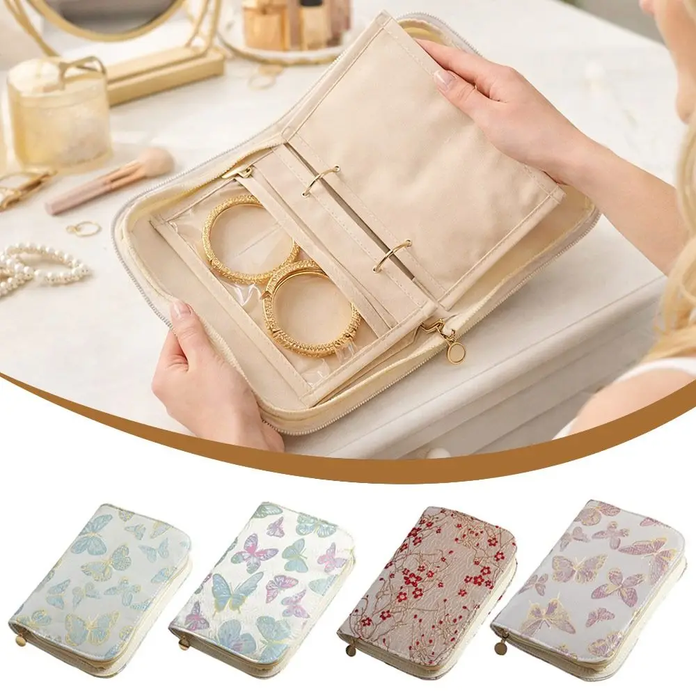 Flower Pattern Jewelry Storage Book Anti-oxidation Grid Multi-layer Jewelry Packaging Box Zipper Closure with Zipper
Flower Pattern Jewelry Storage Book Anti-oxidation Grid Multi-layer Jewelry Packaging Box Zipper Closure with Zipper