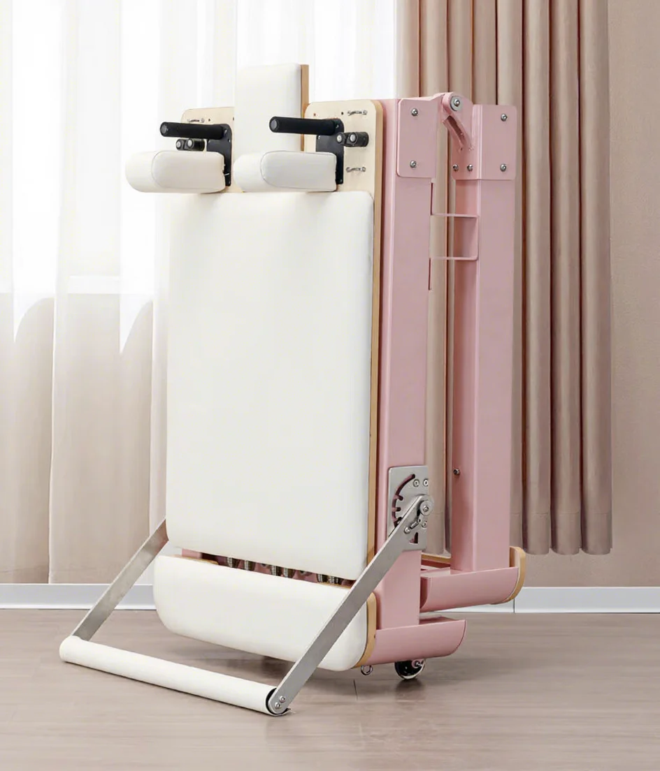 Pink Frame Aluminum Folding Pilates Reformer Adjustable Foldable Alloy Pilates Exercise Equipment
Pink Frame Aluminum Folding Pilates Reformer Adjustable Foldable Alloy Pilates Exercise Equipment