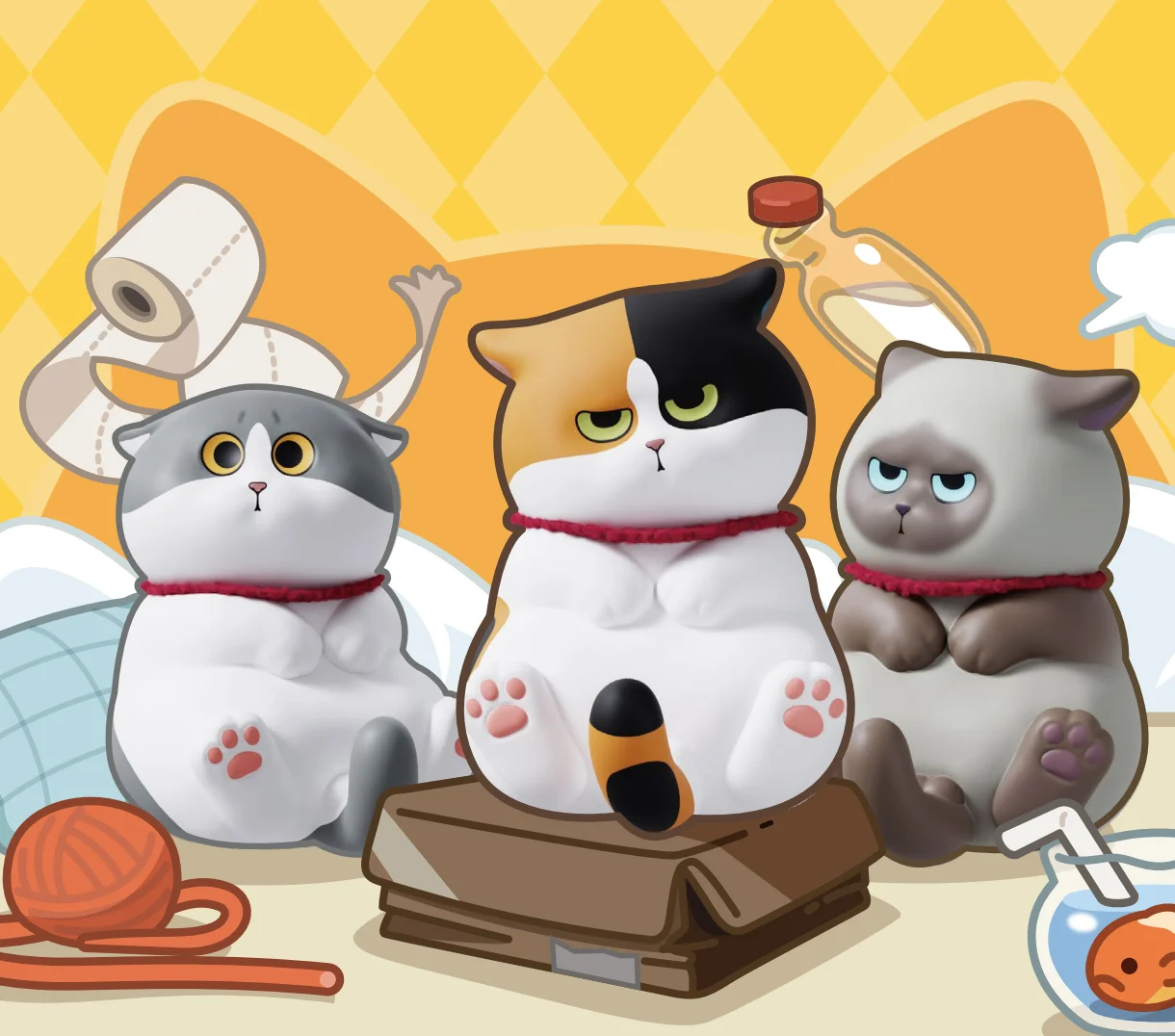 Paw Paw Kitty Series Blind Box Give Me Five Five / Belly Trap Series V1/V2
Paw Paw Kitty Series Blind Box Give Me Five Five / Belly Trap Series V1/V2