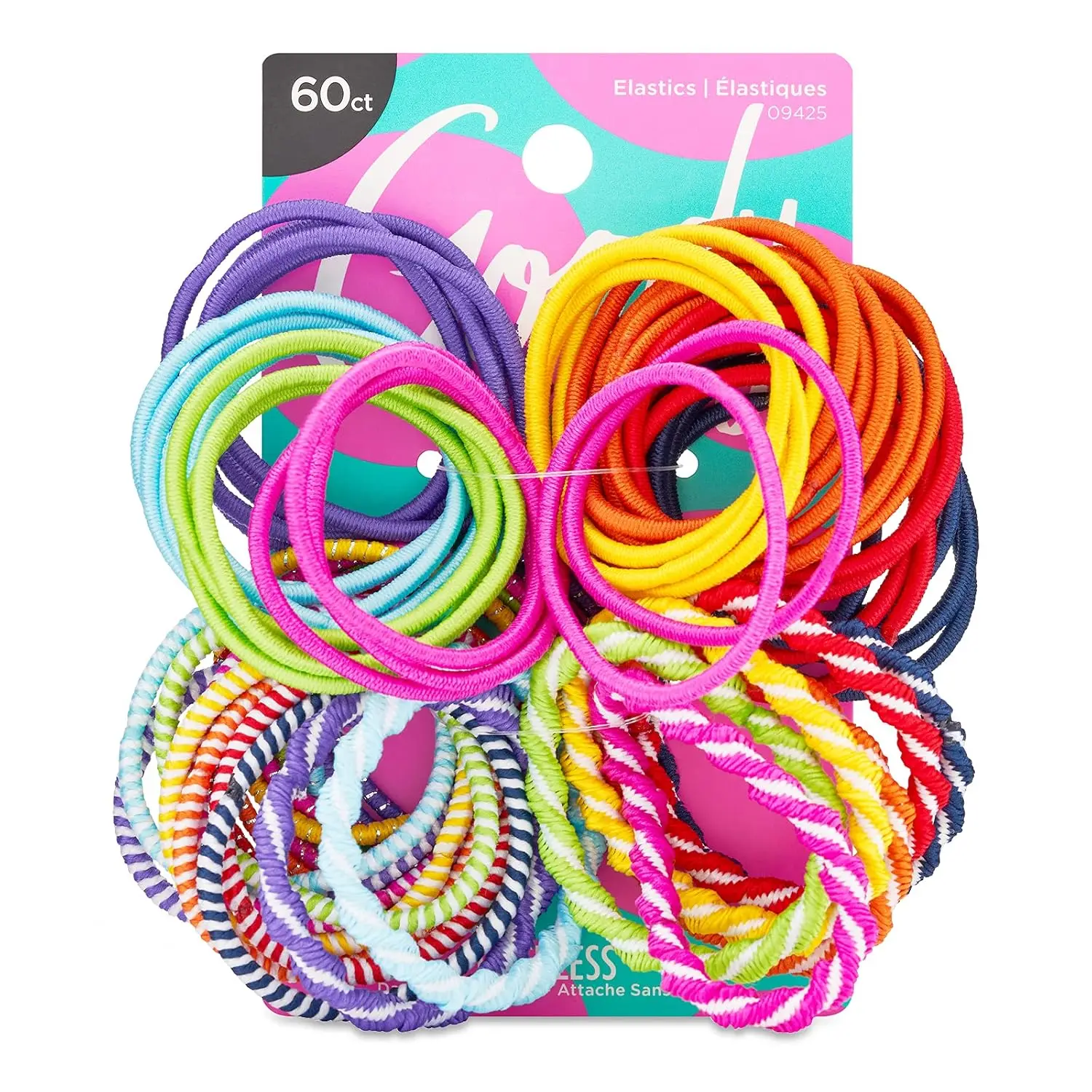 60ct Kids Hair Elastics – No Pull, No Breakage, Tangle-Free Hold for Fine Hair, Assorted Colors
60ct Kids Hair Elastics – No Pull, No Breakage, Tangle-Free Hold for Fine Hair, Assorted Colors