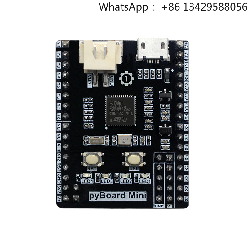GGDX Chipboard 01Studio Pyboard Mini Core Board MicroPython Development with STM32F411CEU6 Microcontroller Support