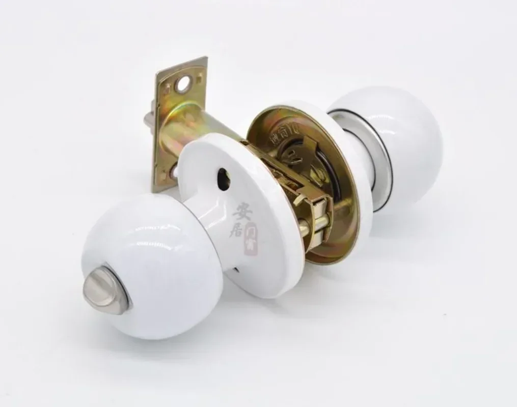 Plastic Steel Door Lock, Three Bar Spherical Lock, Bathroom Door Lock, Three Fork White Room Door
Plastic Steel Door Lock, Three Bar Spherical Lock, Bathroom Door Lock, Three Fork White Room Door