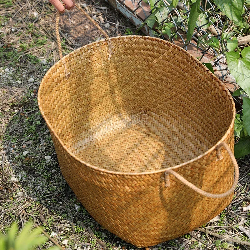 Large Dirty Clothes Storage Basket Straw Weaving Large Capacity Storage Basket Clothes Toys Household European Style
Large Dirty Clothes Storage Basket Straw Weaving Large Capacity Storage Basket Clothes Toys Household European Style