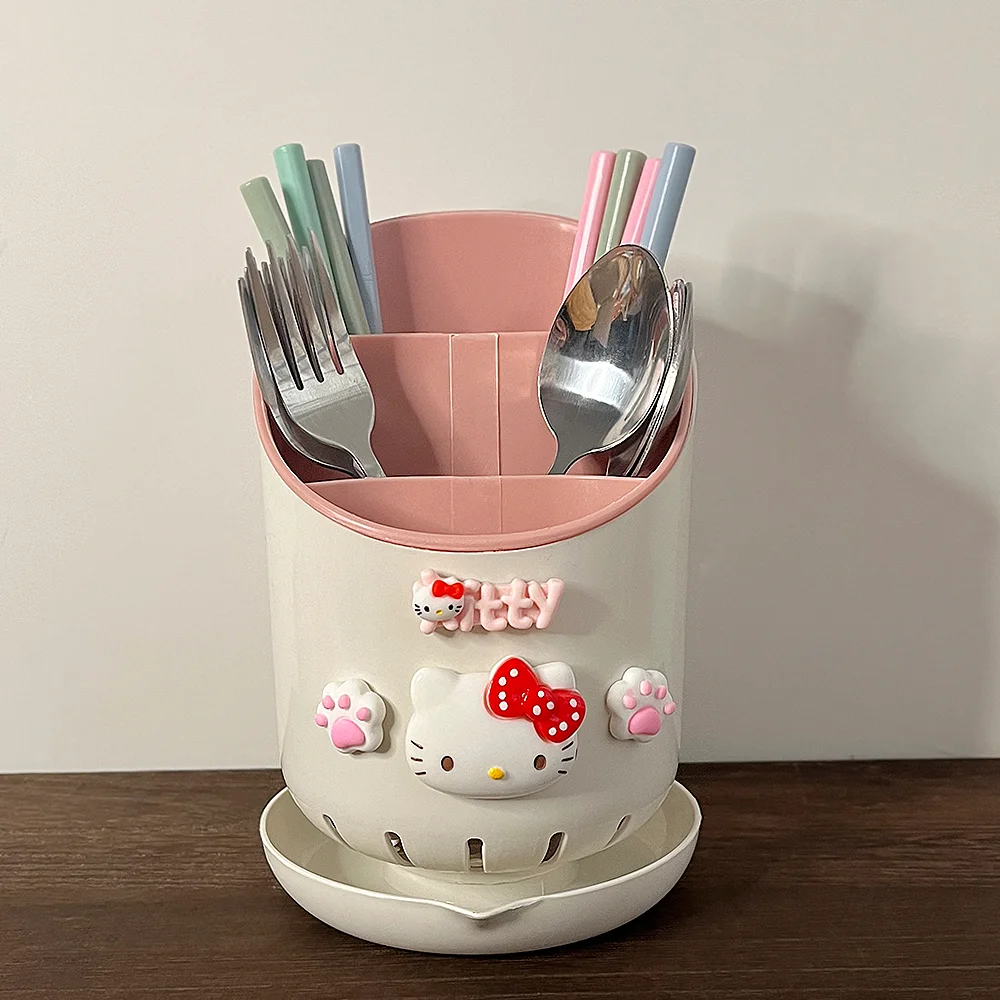 Kawaii Hello Kitty Kitchen Storage Chopsticks Tube Round Space Saving Tableware Storage Holder Drain Plate Kitchen Chopstick Kt
Kawaii Hello Kitty Kitchen Storage Chopsticks Tube Round Space Saving Tableware Storage Holder Drain Plate Kitchen Chopstick Kt