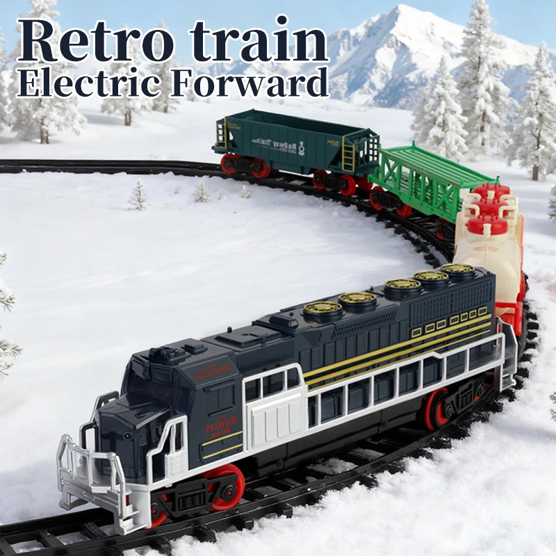 Kids Electric Small Train Toy Rail Parking Lot Model With Light & Sound Family Reunion Party Games for Kids Xmas Birthday Gifts
Kids Electric Small Train Toy Rail Parking Lot Model With Light & Sound Family Reunion Party Games for Kids Xmas Birthday Gifts