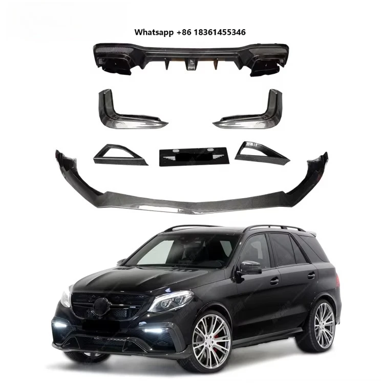 for GLE SUV 15-19 Conversion With Front Lip Rear Diffuser Splitter Auto Parts Carbon Fiber B Style Body Kit
for GLE SUV 15-19 Conversion With Front Lip Rear Diffuser Splitter Auto Parts Carbon Fiber B Style Body Kit