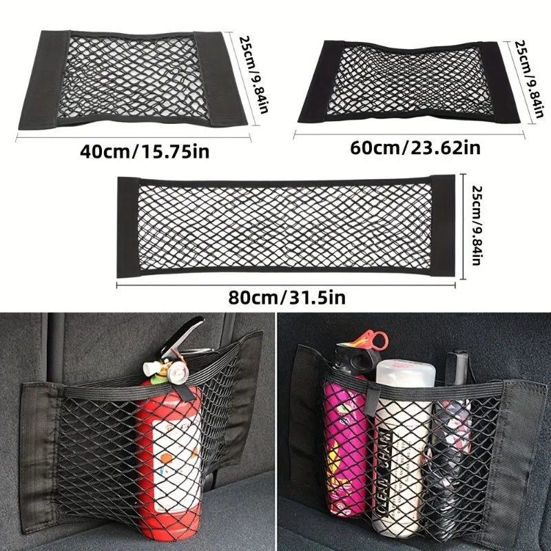 Universal Car Storage Mesh Bag Elastic Rope Net Seat Backrest Pocket with Magic Sticker Practical Vehicle Organizer
Universal Car Storage Mesh Bag Elastic Rope Net Seat Backrest Pocket with Magic Sticker Practical Vehicle Organizer