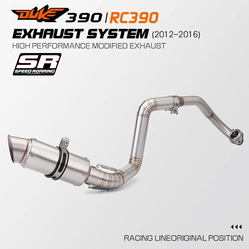Motorcycle exhaust system duke 390 adventure RC390 KTM390 2012-2016 modified 51mm stainless steel full-segment exhaust set
Motorcycle exhaust system duke 390 adventure RC390 KTM390 2012-2016 modified 51mm stainless steel full-segment exhaust set