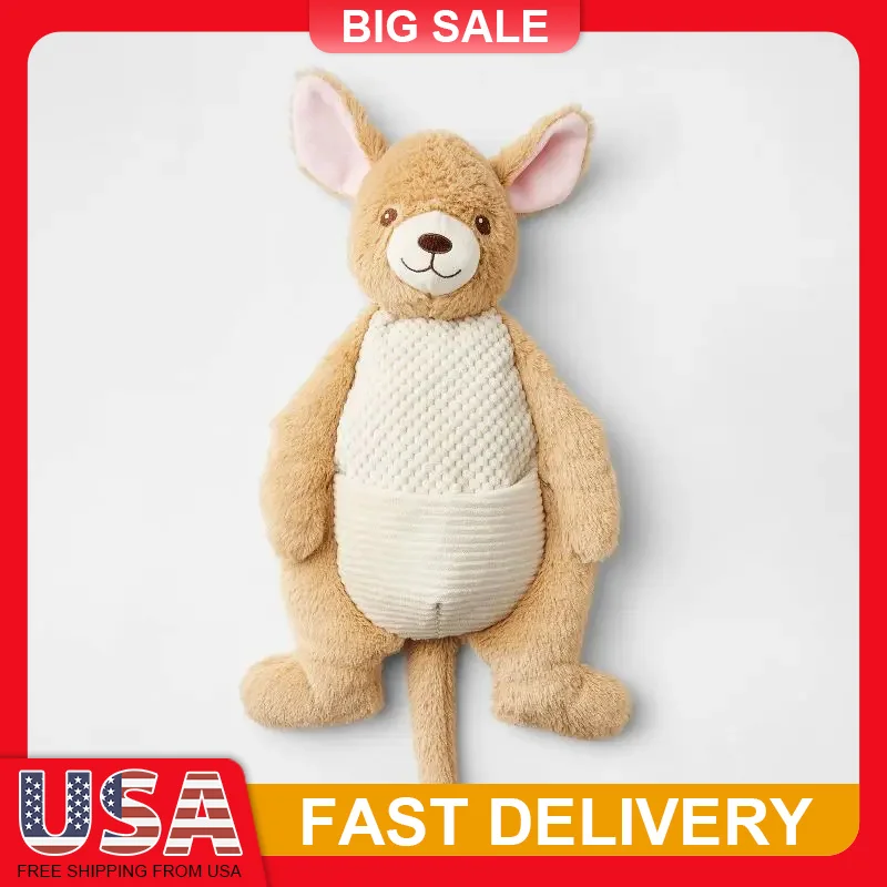 Kangaroo Plush Dog Toy with Squeaker Crinkle Interactive Soft Chew Toy for Mild Chewers Cuddly Puppy Playtime Pet Gift
Kangaroo Plush Dog Toy with Squeaker Crinkle Interactive Soft Chew Toy for Mild Chewers Cuddly Puppy Playtime Pet Gift