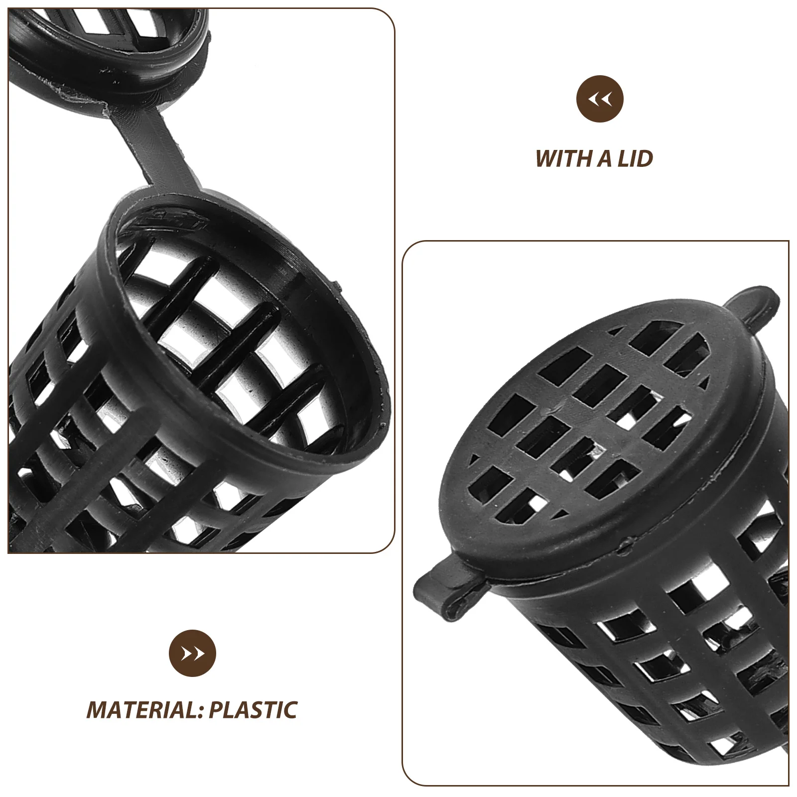 50pcs Baskets Plants Bonsai Accessories Premium Plastic Material Suitable Orchids Growing Feeding Round Design Home
50pcs Baskets Plants Bonsai Accessories Premium Plastic Material Suitable Orchids Growing Feeding Round Design Home