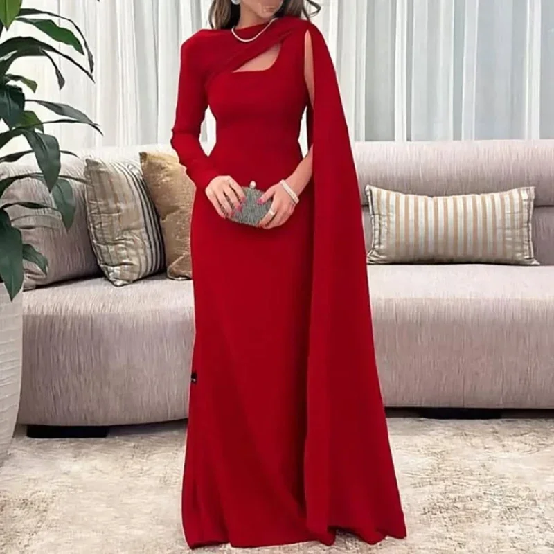 Sexy Asymmetric Hollow Out Party Dress Women New Ribbon Long Sleeve Evening Dress Elegant Long Sleeve Full Length Gala Dress
Sexy Asymmetric Hollow Out Party Dress Women New Ribbon Long Sleeve Evening Dress Elegant Long Sleeve Full Length Gala Dress