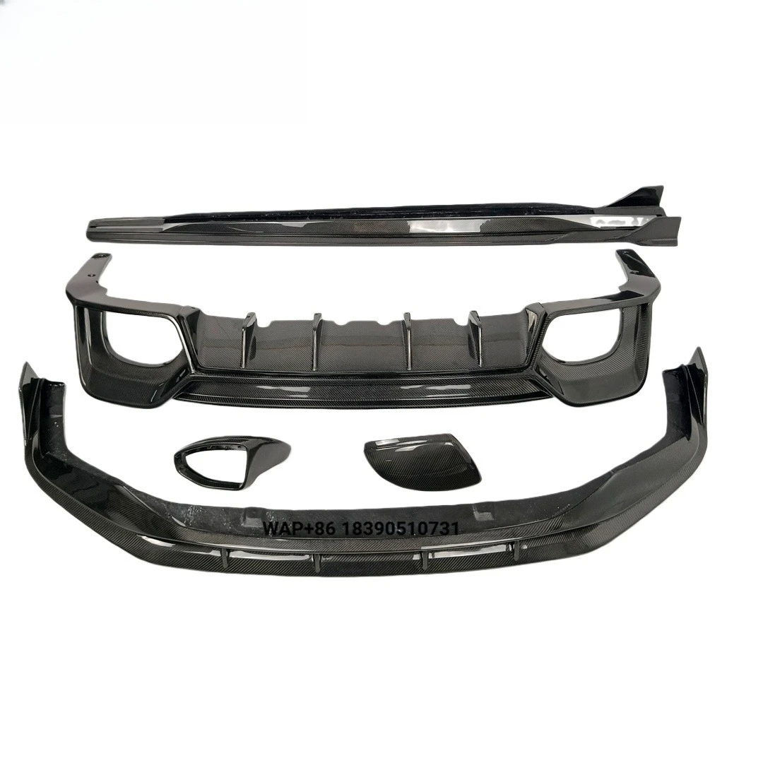 RS6 RS7 Carbon Fiber Front Lip Rear Diffuser Side Skirt for RS6 RS7 Body Kit 2019-2023
RS6 RS7 Carbon Fiber Front Lip Rear Diffuser Side Skirt for RS6 RS7 Body Kit 2019-2023