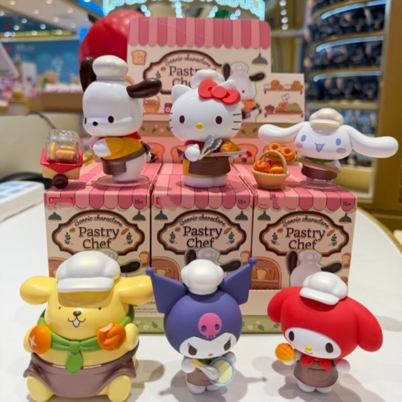 Genuine Sanrio Pastry Chef Series Blind Box Action Figure Mystery Box Anime Figurine Desk Model Blindbox Surprise Toys
Genuine Sanrio Pastry Chef Series Blind Box Action Figure Mystery Box Anime Figurine Desk Model Blindbox Surprise Toys