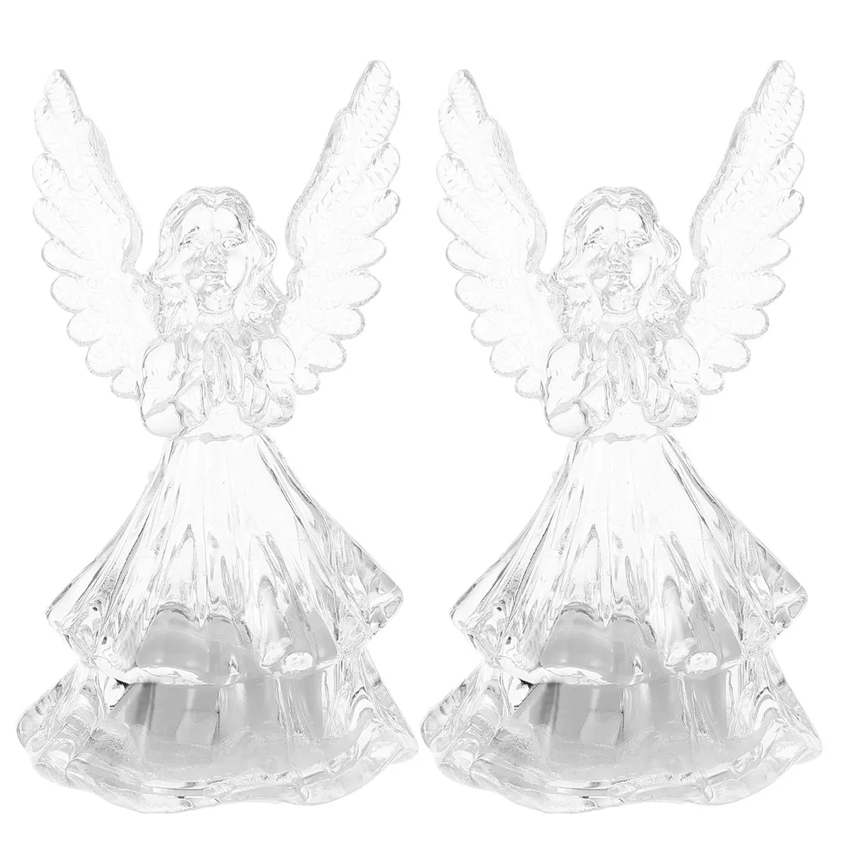 2Pcs Acrylic Angel LED Night Light Cartoon Shape Colorful Lights Anti-Aging Material Stylish Home Party Bedside Table Lamp
2Pcs Acrylic Angel LED Night Light Cartoon Shape Colorful Lights Anti-Aging Material Stylish Home Party Bedside Table Lamp