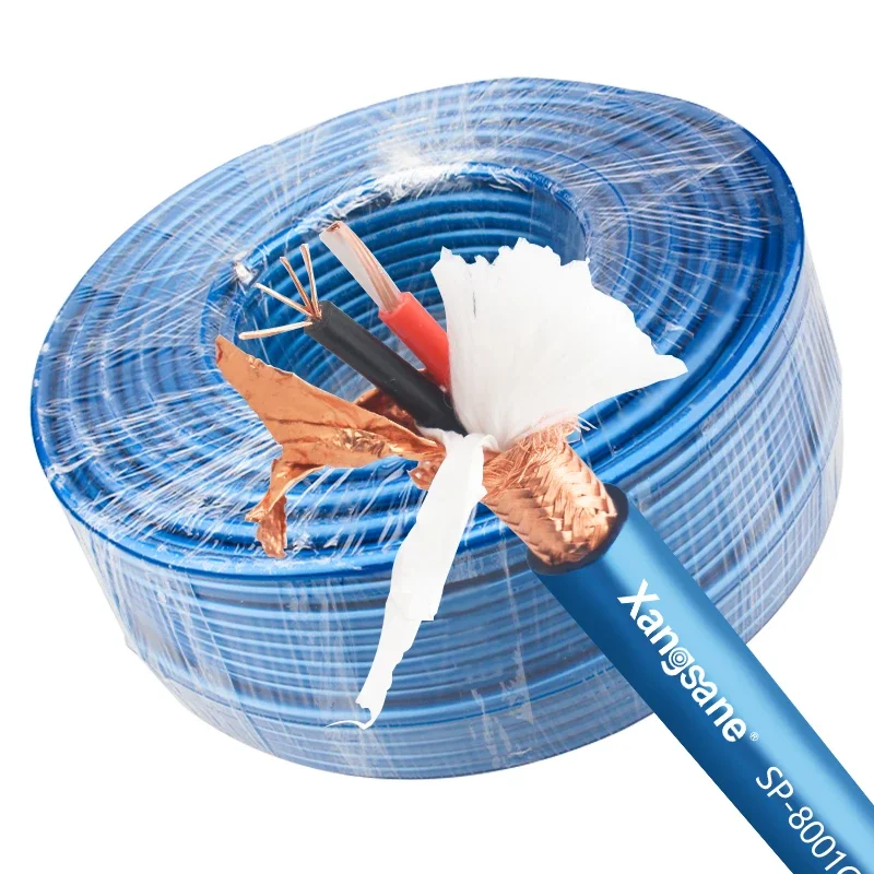 HiFi Audio Line Signal Crystal Copper Conductor High Density Shield DIY RCA / XLR Bulk Cable
HiFi Audio Line Signal Crystal Copper Conductor High Density Shield DIY RCA / XLR Bulk Cable