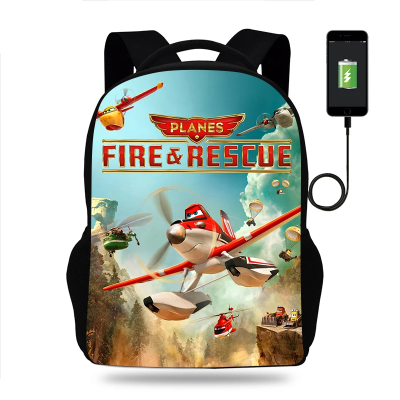 Movie Planes Backpacks Boys Girls School Bags Children Teenager USB Charging Daily Travel Backpack Mochila
Movie Planes Backpacks Boys Girls School Bags Children Teenager USB Charging Daily Travel Backpack Mochila
