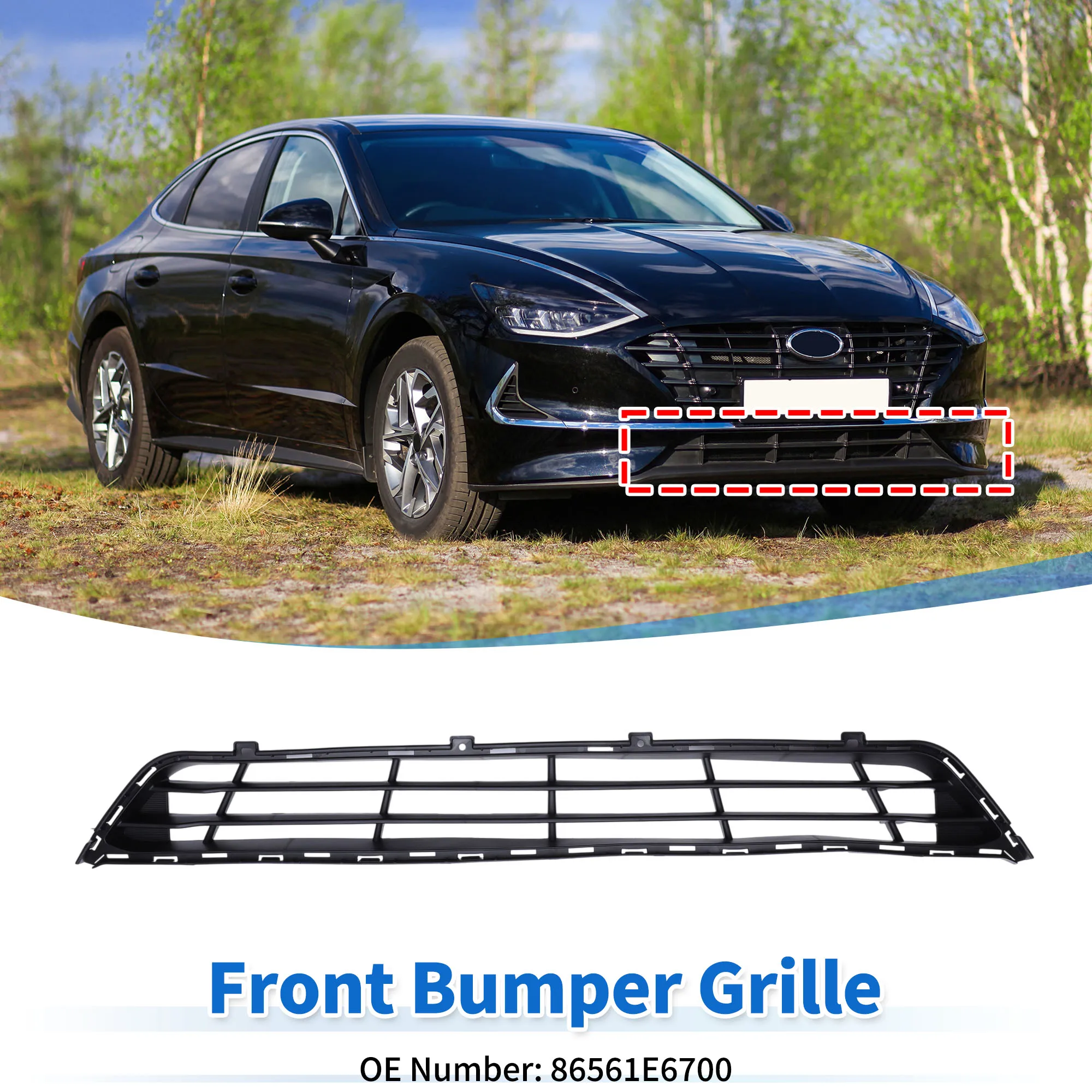 UXCELL Lower Grille Front Bumper Grille for Hyundai Sonata 18-19 Bumper Cover Grille
UXCELL Lower Grille Front Bumper Grille for Hyundai Sonata 18-19 Bumper Cover Grille
