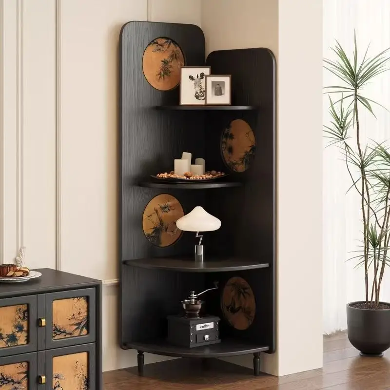 French antique corner cabinet solid wood living room retro corner fragrant cloud yarn triangular shelf corner bedroom storage
French antique corner cabinet solid wood living room retro corner fragrant cloud yarn triangular shelf corner bedroom storage