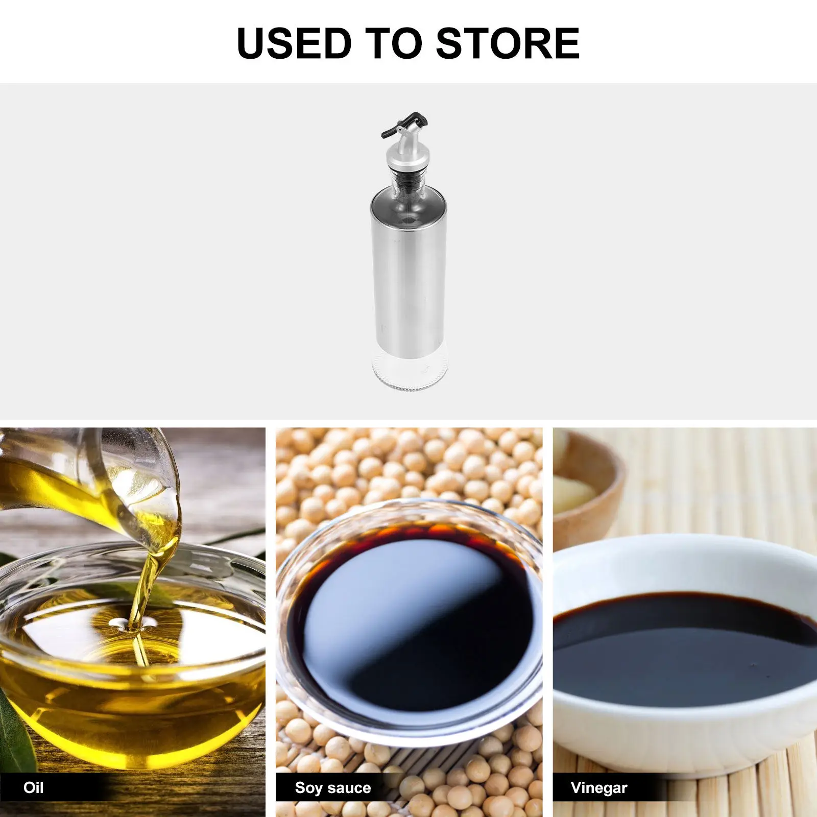 2Pcs Press Type Oil Container Transparent Check Window Kitchen Tool for Home Bar Cafe Hotel Cooking Oil Vinegar Storage
2Pcs Press Type Oil Container Transparent Check Window Kitchen Tool for Home Bar Cafe Hotel Cooking Oil Vinegar Storage