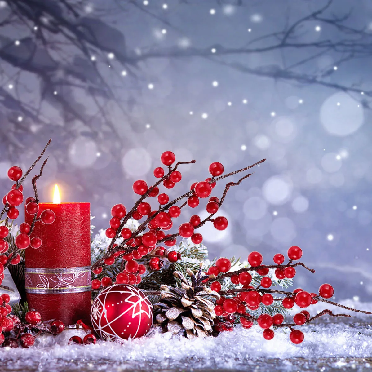 3pcs Christmas Picks Artificial Berry Branches Red Berry Picks For Christmas Decoration Diy Home Party Decor Fake Berries
3pcs Christmas Picks Artificial Berry Branches Red Berry Picks For Christmas Decoration Diy Home Party Decor Fake Berries